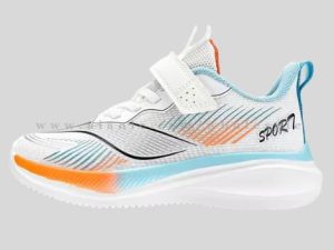 kids velcro running shoe supplier