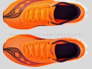 orange & blue comfy running shoe in bulk