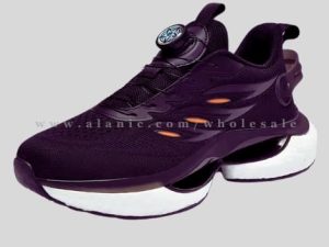 wholesale purple self lacing running shoe
