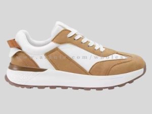 white & brown thick sole running shoe manufacturer