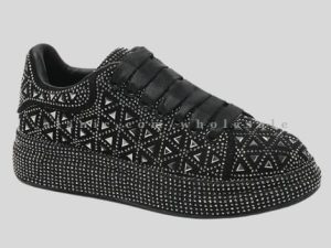 black designer mesh sneakers supplier