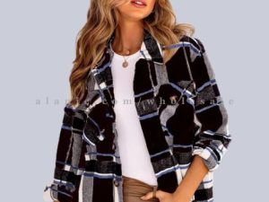 black flannel shirt for women supplier