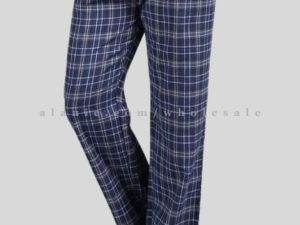 blue flannel pajama pants for mens manufacturer
