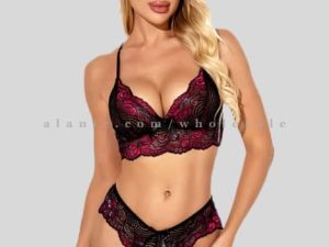 designer laced lingerie set supplier