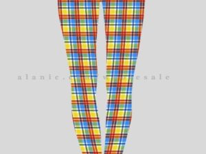 multicolored flannel leggings supplier