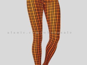 orange & black flannel leggings manufacturer