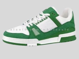 wholesale stylish green sneakers