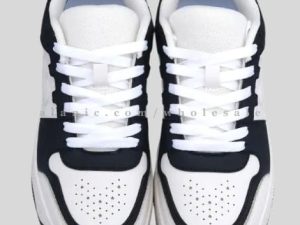 white & blue sneakers with mesh wholesaler