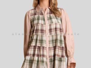womens flannel dress with collar manufacturer