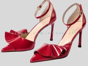maroon stylish womens heels supplier