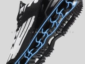 white & black super grip sports shoes in bulk