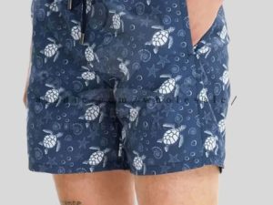 midnight blue printed mens short supplier