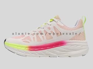 multicolored walking shoes with mesh vendor