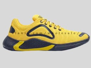wholesale yellow & navy blue walking shoes