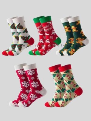 multiple designer christmas socks in bulk