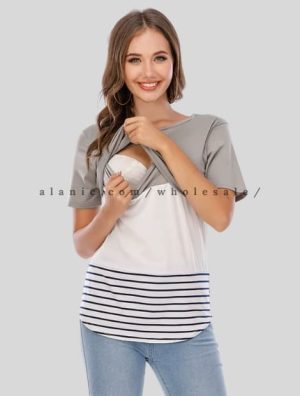 breastfeeding maternity jersey t-shirt supplier