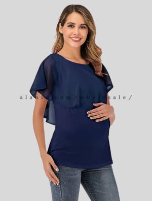 double layer maternity nursing top vendor