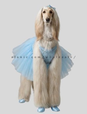 blue ballerina dress for dog supplier