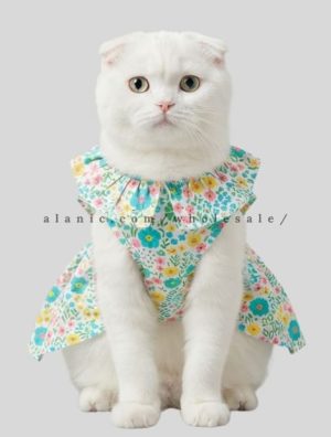 cotton printed dress for cat manufacturer