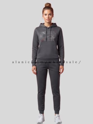 grey printed unisex activewear set supplier
