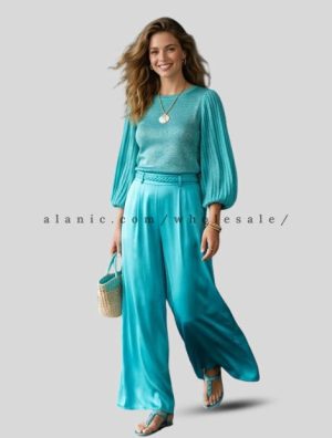wholesale mermaidcore aquas two piece dress