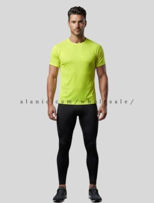 neon dry-fit anti-odor tees and fitness tights manufacturer