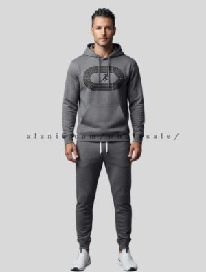 unisex printed hoodie and track pant set manufacturer