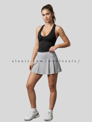 dry fit scoop neck tank top and pickleball skort supplier