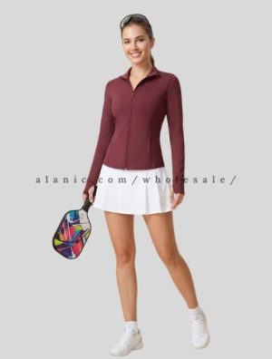 lightweight spandex pickleball jacket and skort supplier