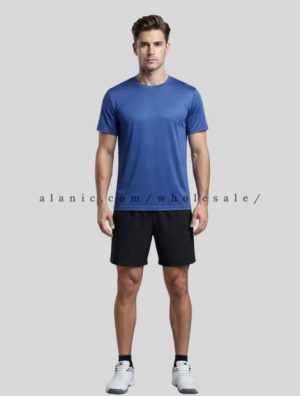 mens crewneck t-shirt and athletic shorts supplier