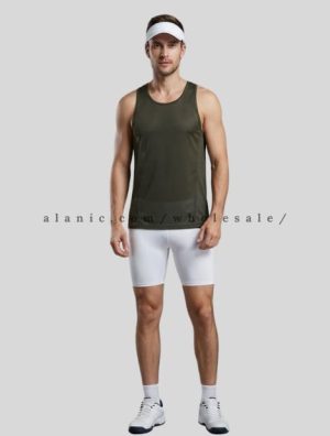 mens mesh tank top and compression short manufacturer