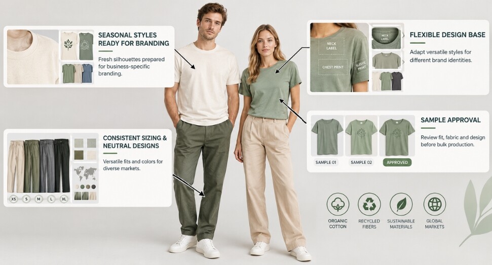 non branded clothing supplier in LATAM